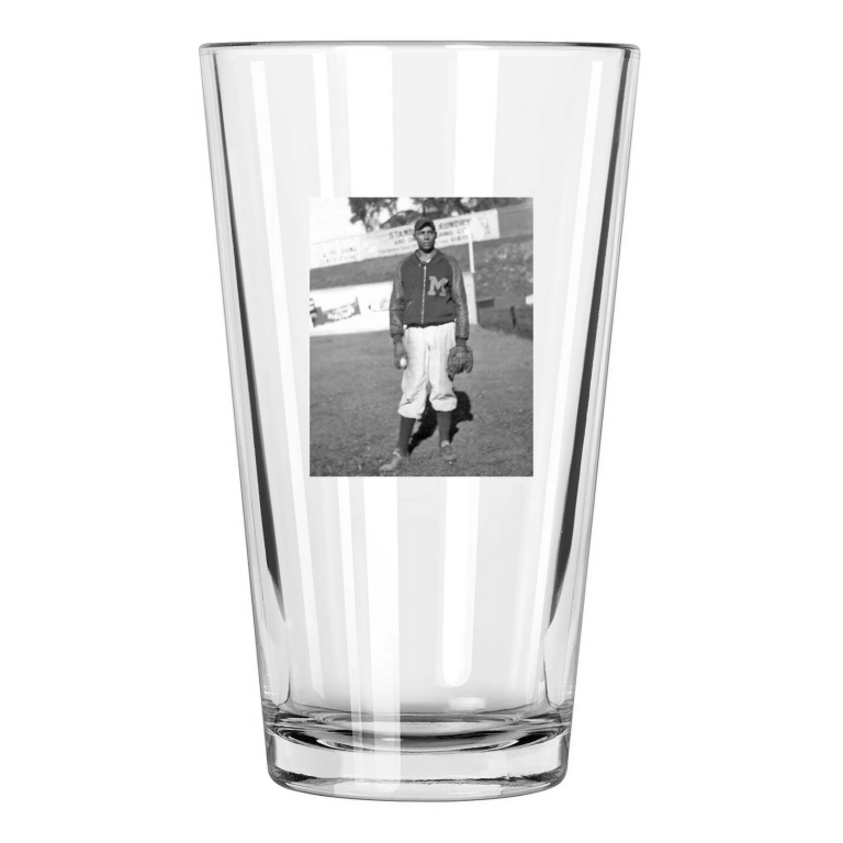 Kansas City Monarchs Hilton Smith Negro League Hof 2001 Pint Beer Drinking Glass