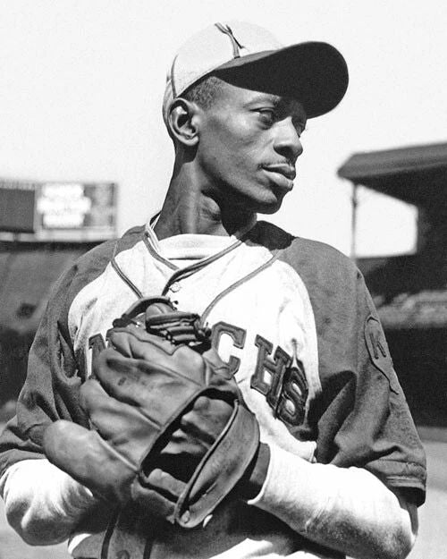 Kansas City Monarchs Satchel Paige Glossy Photo Negro League Print Poster 1