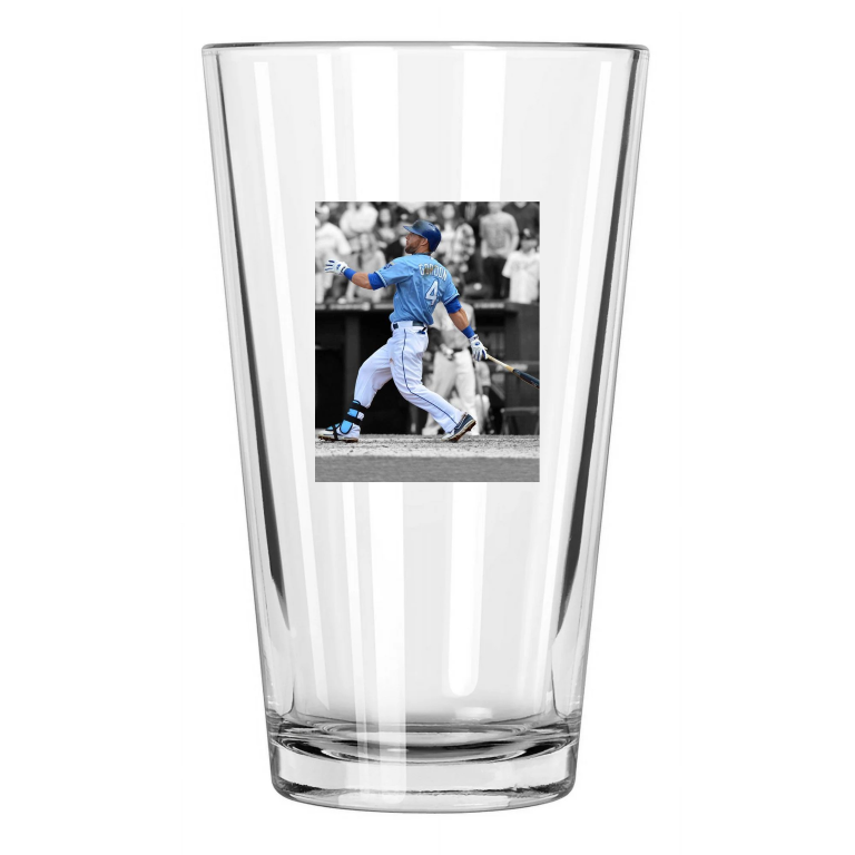 Kansas City Royals Alex Gordon Photo Baseball Spotlight Pint Beer Drinking Glass