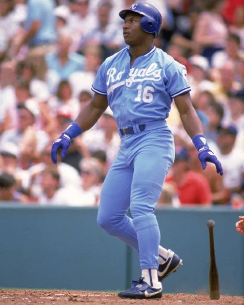 Kansas City Royals Bo Jackson Glossy Keychain Homerun Swing Keychain