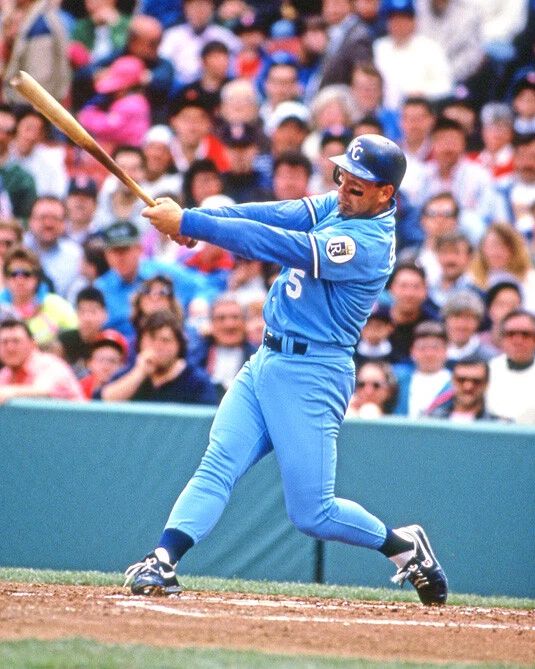 Kansas City Royals George Brett Glossy Keychain Baseball Keychain Hof 99 1