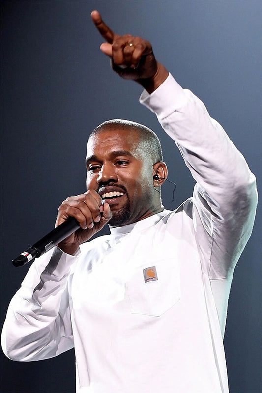 Kanye West Hip Hop Rap Music Bear Rapper Wall Art Home Decor Poster