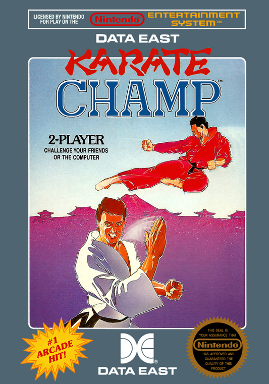 Karate Champ (Usa) Nes Print Poster
