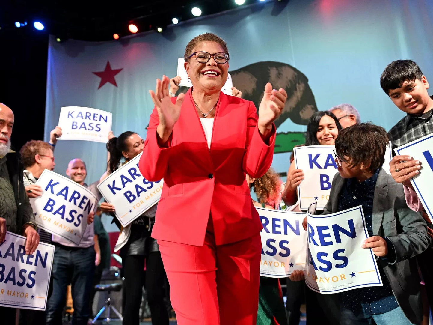 Karen Bass First Female Los Angeles California Mayor Picture Photo Poster Print