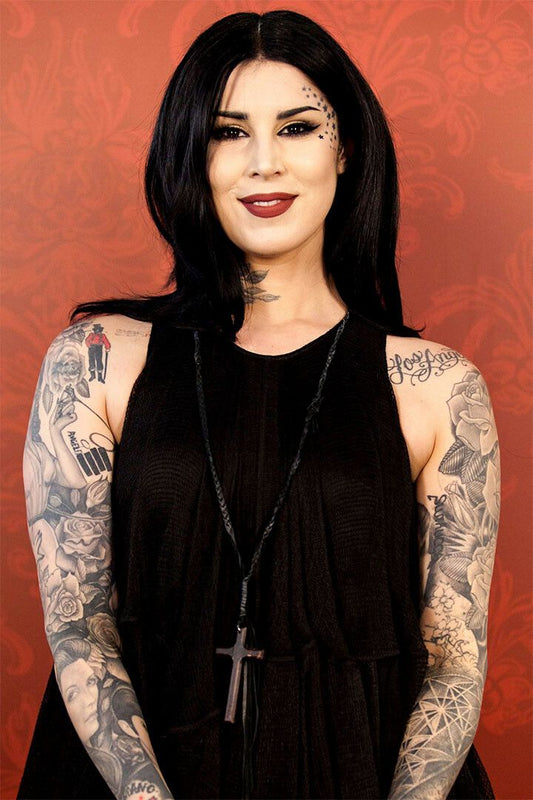 Kat Von D Tattoo Model Writer Painting Print Wall Art Home Decor Poster
