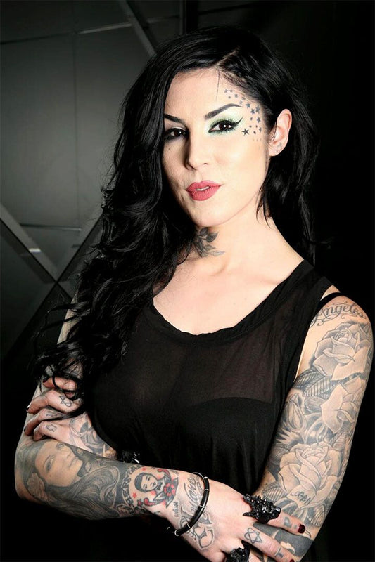 Kat Von D Writer Tattoo Model Painting Print Wall Art Home Decor Poster