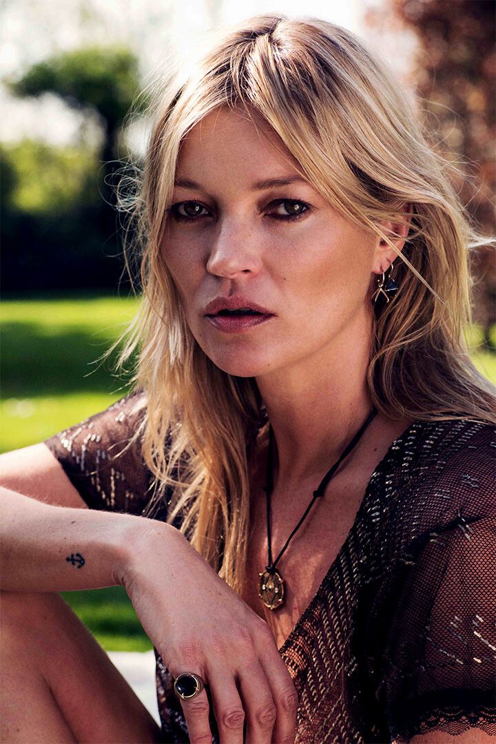 Kate Moss Model Designer Attractive Artist Keychain