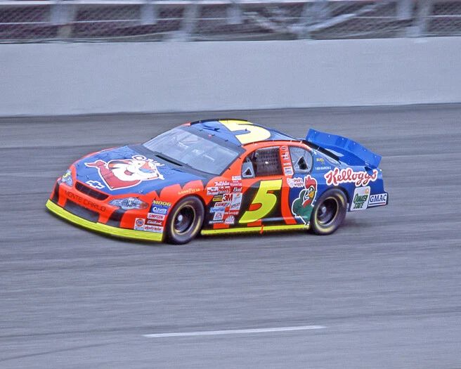 Kelloggs Chevy Terry Labonte Glossy Keychain Daytona Keychain Nascar Print 2