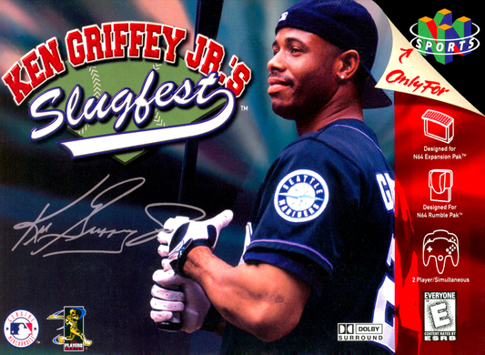 Ken Griffey Jr. S Slugfest N64 Print Poster
