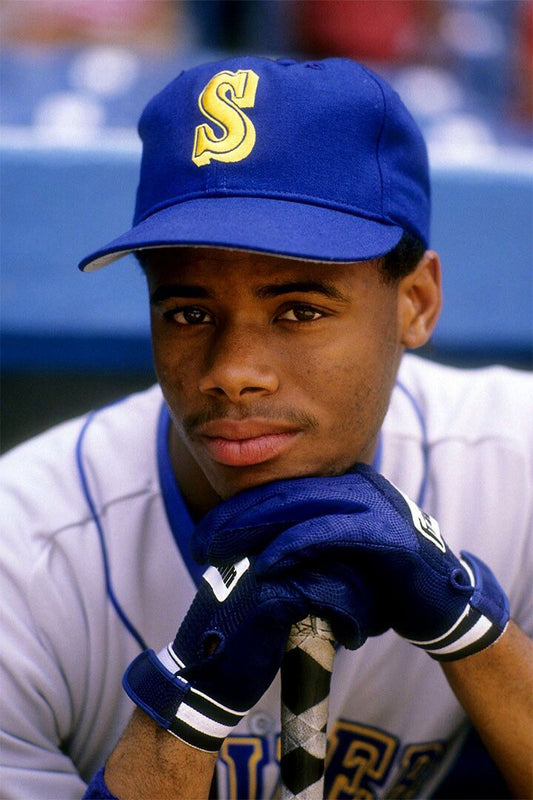 Ken Griffey Jr Great Baseball Player Painting Wall Art Home Decor Poster