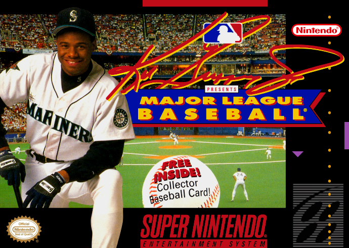 Ken Griffey Jr Presents Major League Baseball (Usa) Snes Print Poster