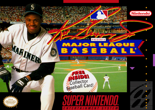 Ken Griffey Jr Presents Major League Baseball (Usa) Snes Print Poster