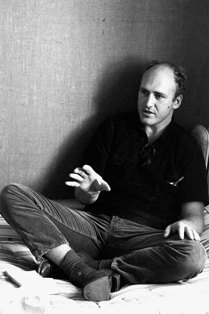 Ken Kesey Wearing Beaded Necklace Vintage Print Jigsaw Puzzle