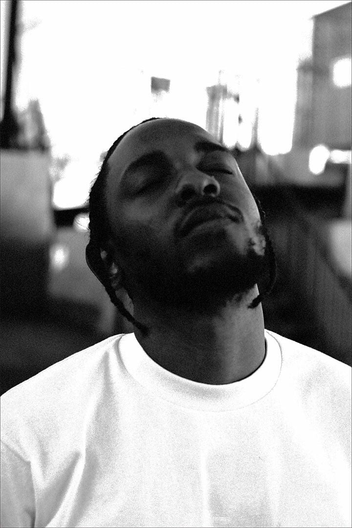 Kendrick Lamar Rapper Music Star Painting Keychain