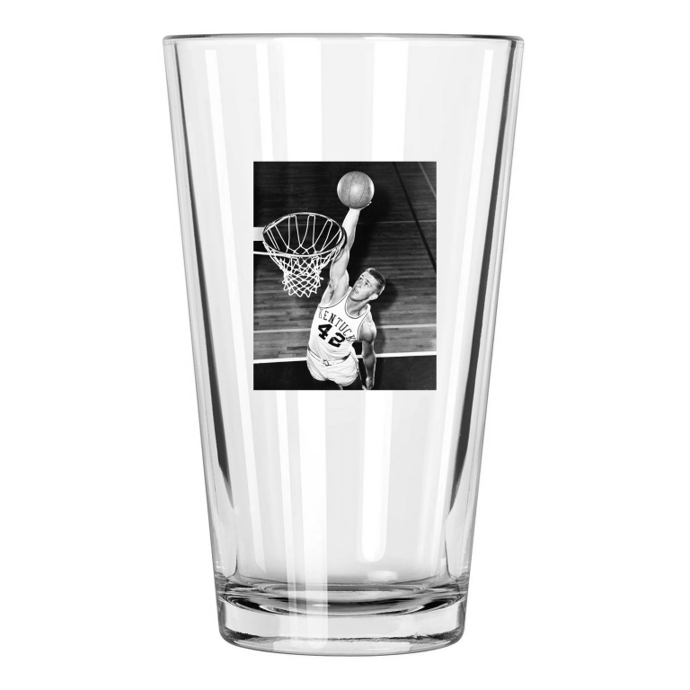 Kentucky Wildcats Pat Riley Photo College Basketball 2 Pint Beer Drinking Glass