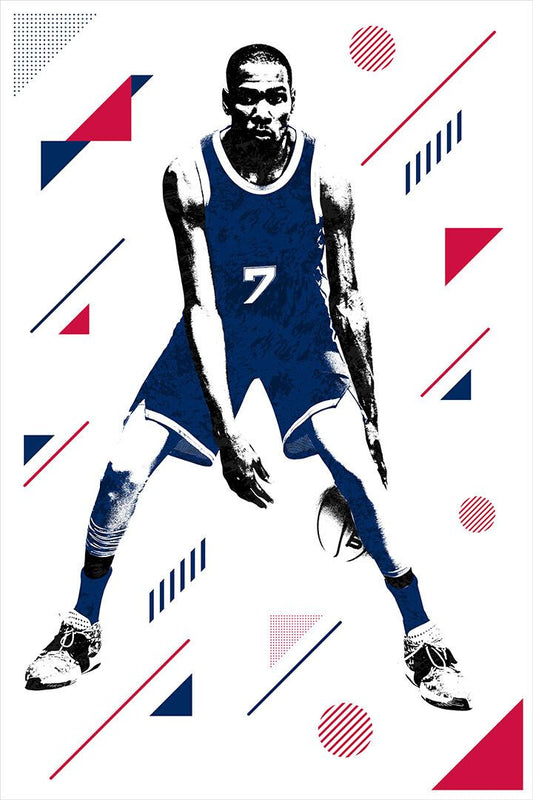 Kevin Durant American Basketball Player Wall Art Home Decor Poster