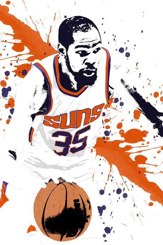 Kevin Durant Phoenix Suns Basketball Star Player Wall Art Home Poster