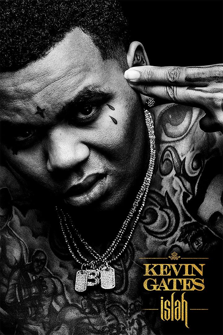 Kevin Gates Islah Rap Artist Music 2020 Painting Jigsaw Puzzle