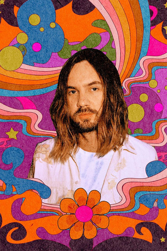 Kevin Parker Rock Music Star Painting Print Wall Art Home Decor Poster
