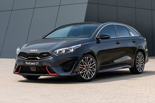 Kia Proceed Gt Black Sedan Car Art Home Decor Poster