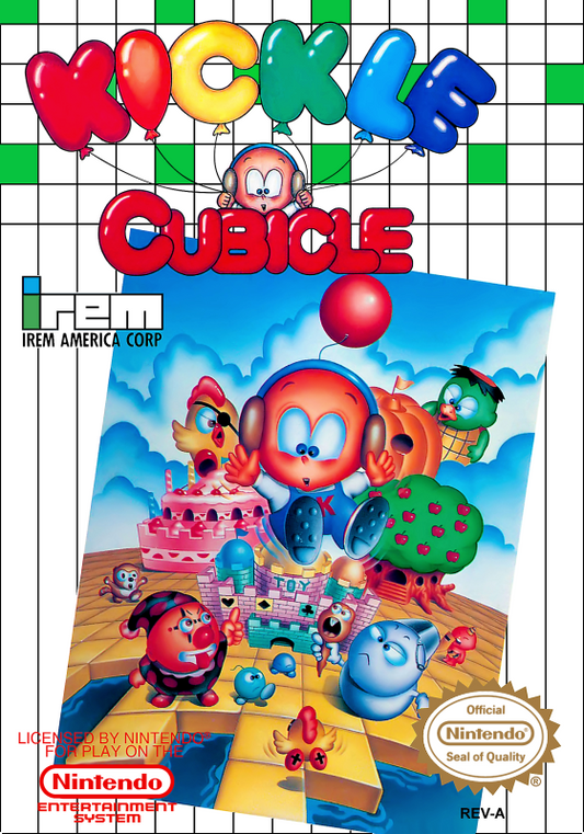 Kickle Cubicle (Usa) (Bordered For Nes Classic Use) Nes Print Poster