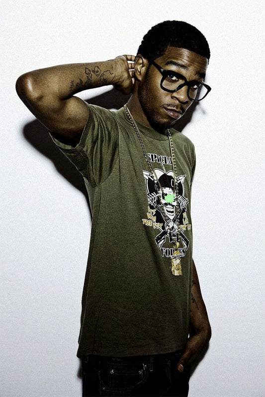Kid Cudi Rapper Hip Hop Music Singer Star Painting Wall Art Home Poster