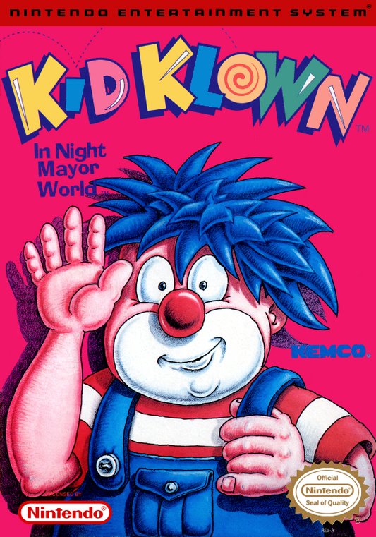 Kid Klown (Usa) Nes Print Poster