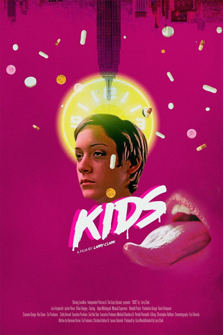 Kids 1995 Movie Drama Film Decor Wall Art Magnet