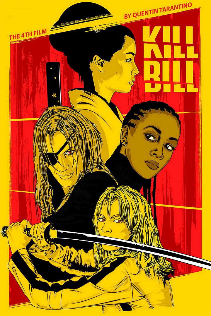 Kill Bill Vol 1 Movie Movie Horror Crime Action Wall Art Home Poster