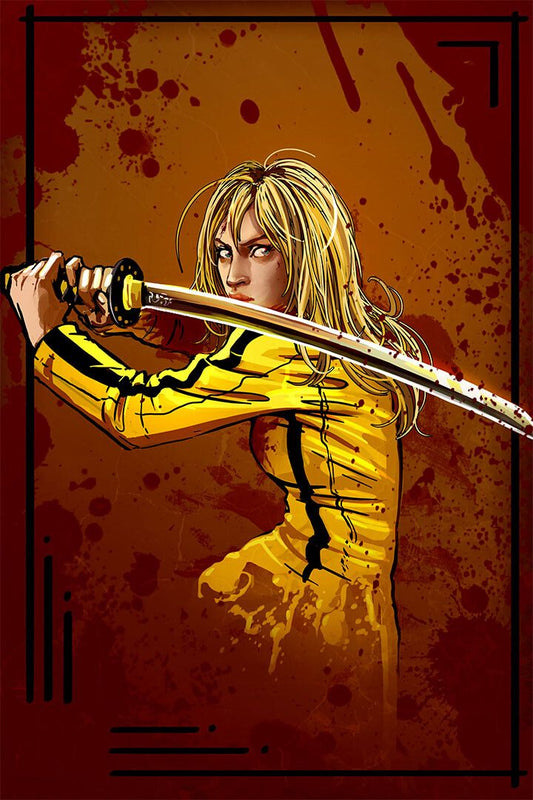 Kill Bill Vol Movie Movie Uma Thurman Action Wall Art Home Decor Poster