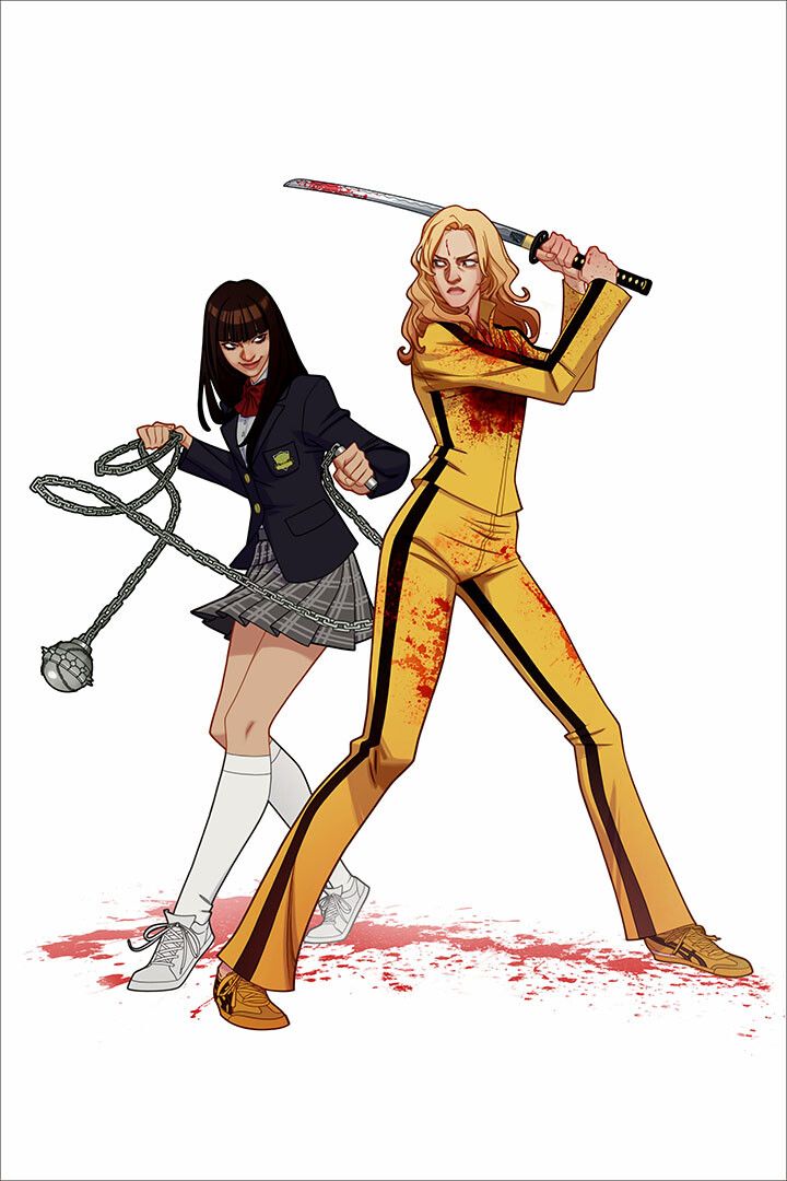 Kill Bill Vol Movie Movie Uma Thurman Crime Keychain