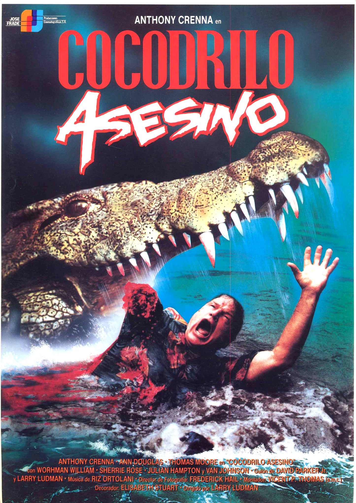 Killer Crocodile 01 Movie Magnet