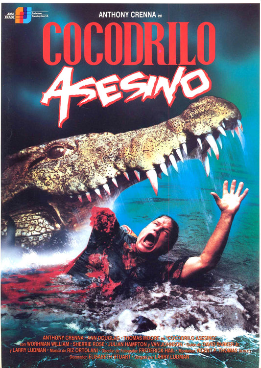 Killer Crocodile 01 Movie Magnet