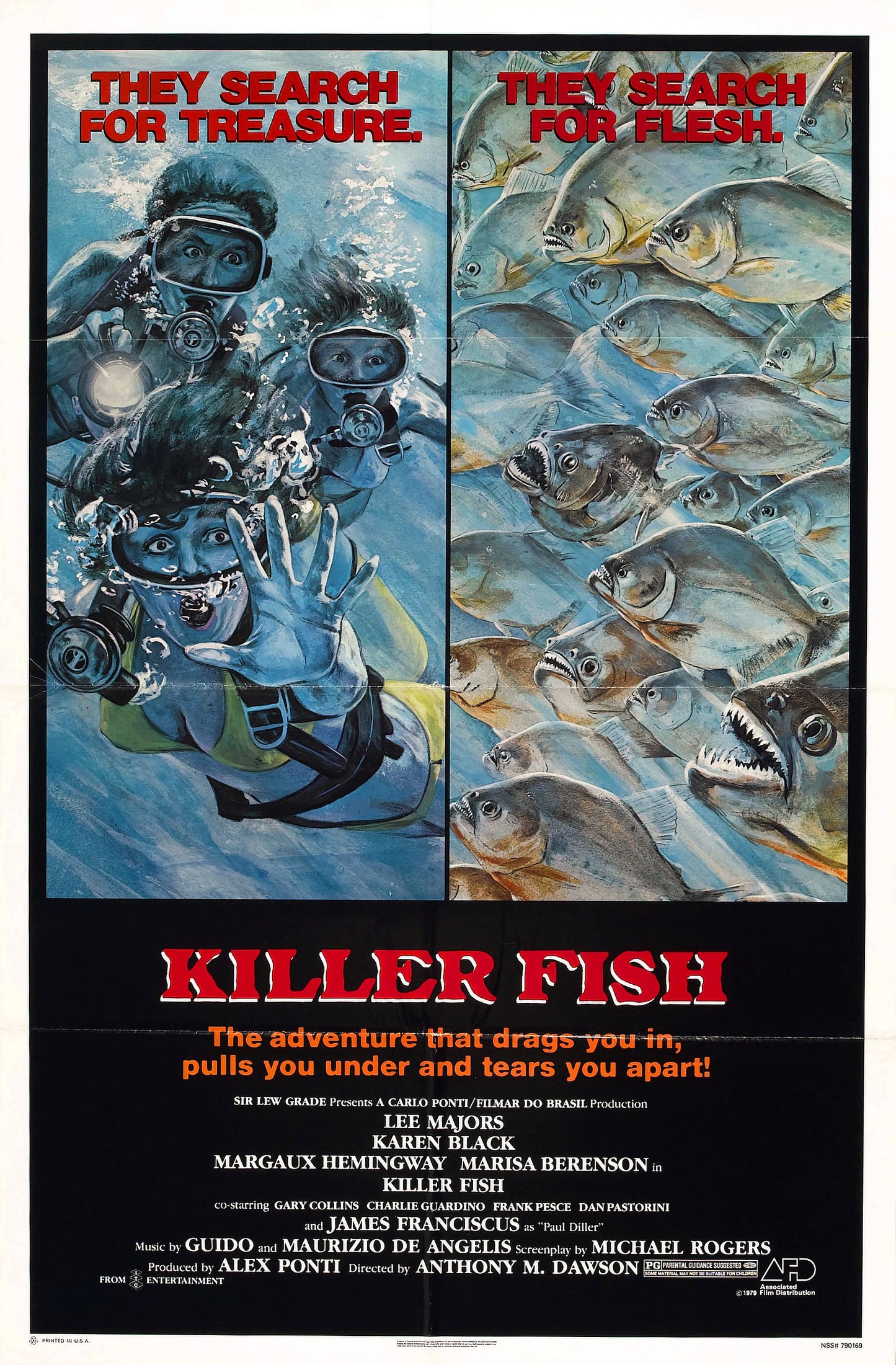 Killer Fish 01 Movie Magnet