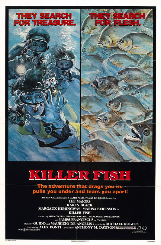 Killer Fish 01 Movie Magnet