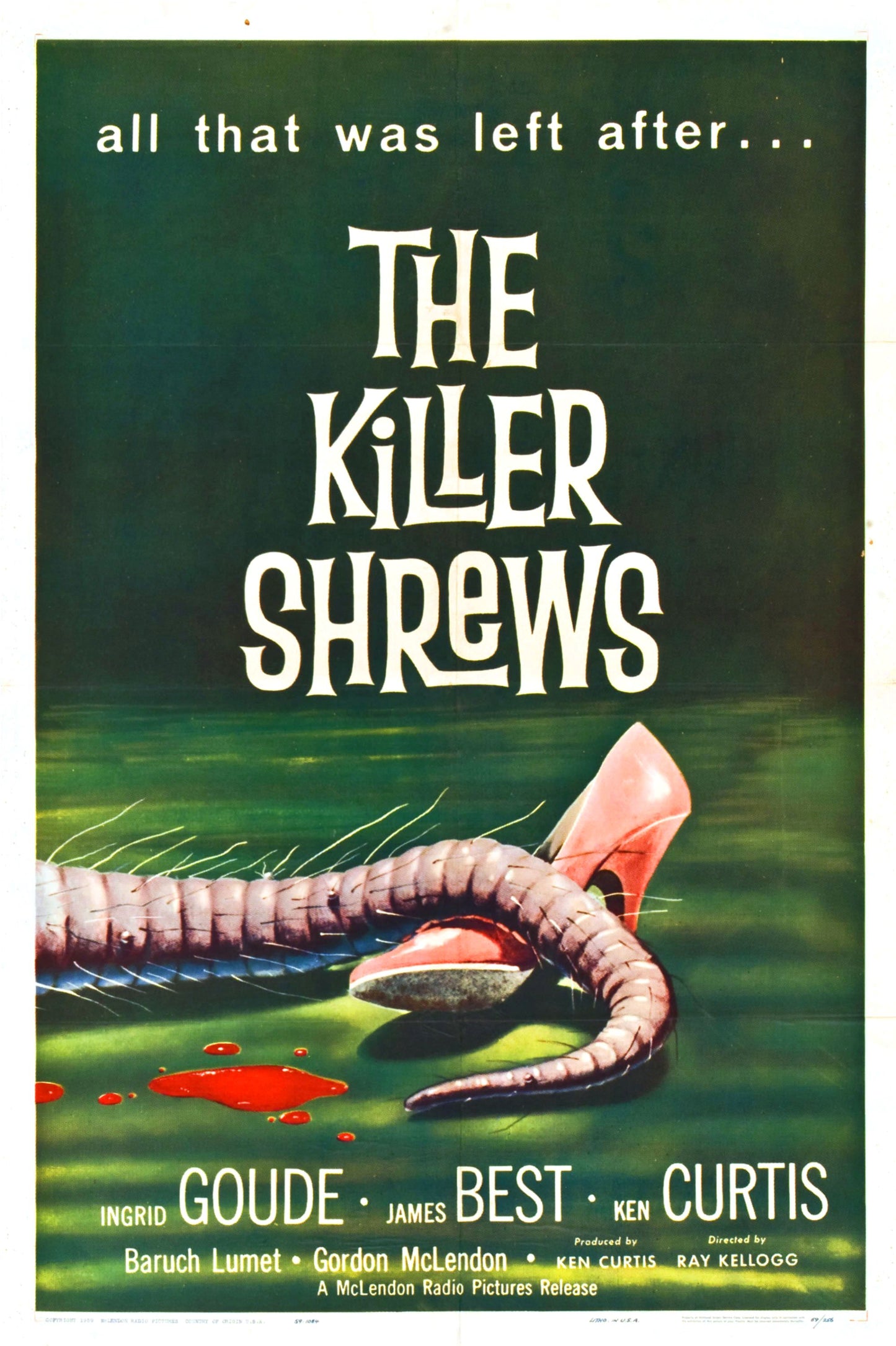 Killer Shrews 01 Movie Keychain