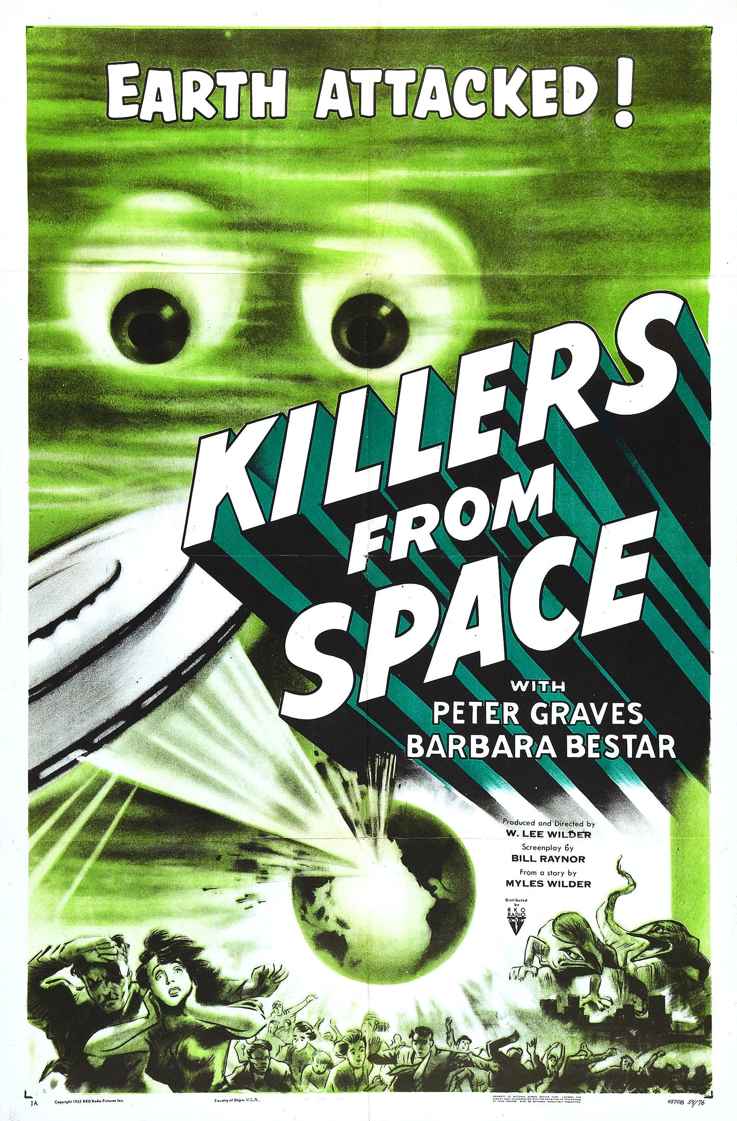Killers From Space 01 Movie Magnet