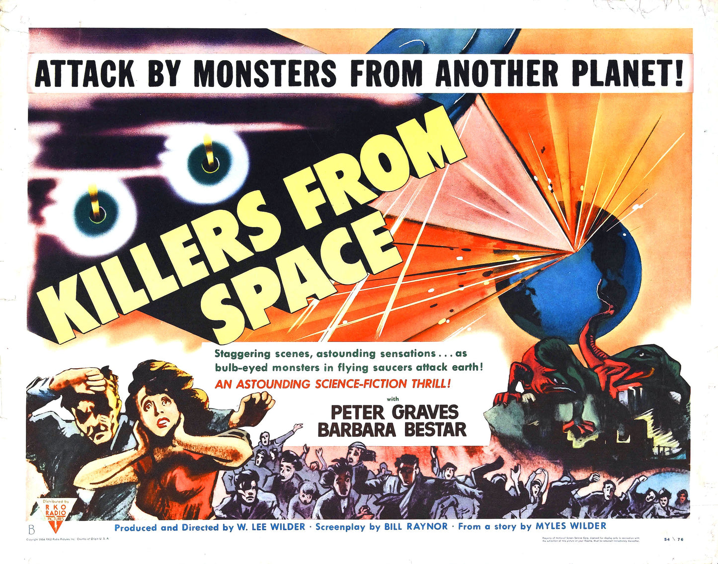 Killers From Space 02 Movie Magnet