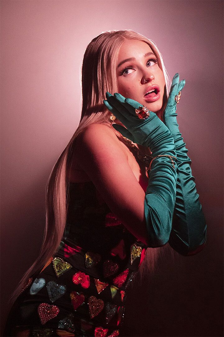 Kim Petras German Model Songwriter And Singer Wall Art Home Poster