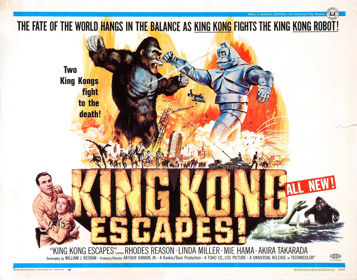 King Kong Escapes 02 Movie Magnet