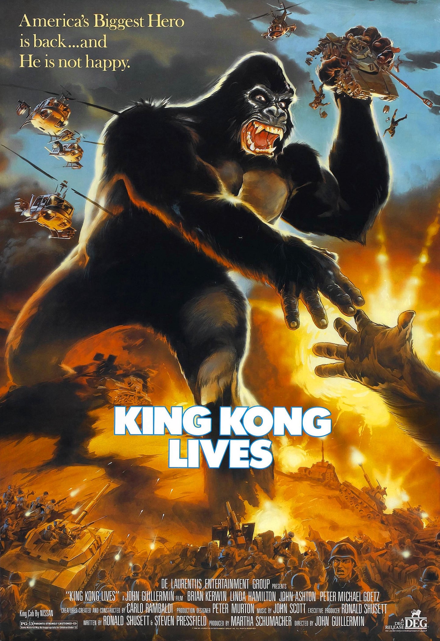 King Kong Lives 01 Movie Magnet