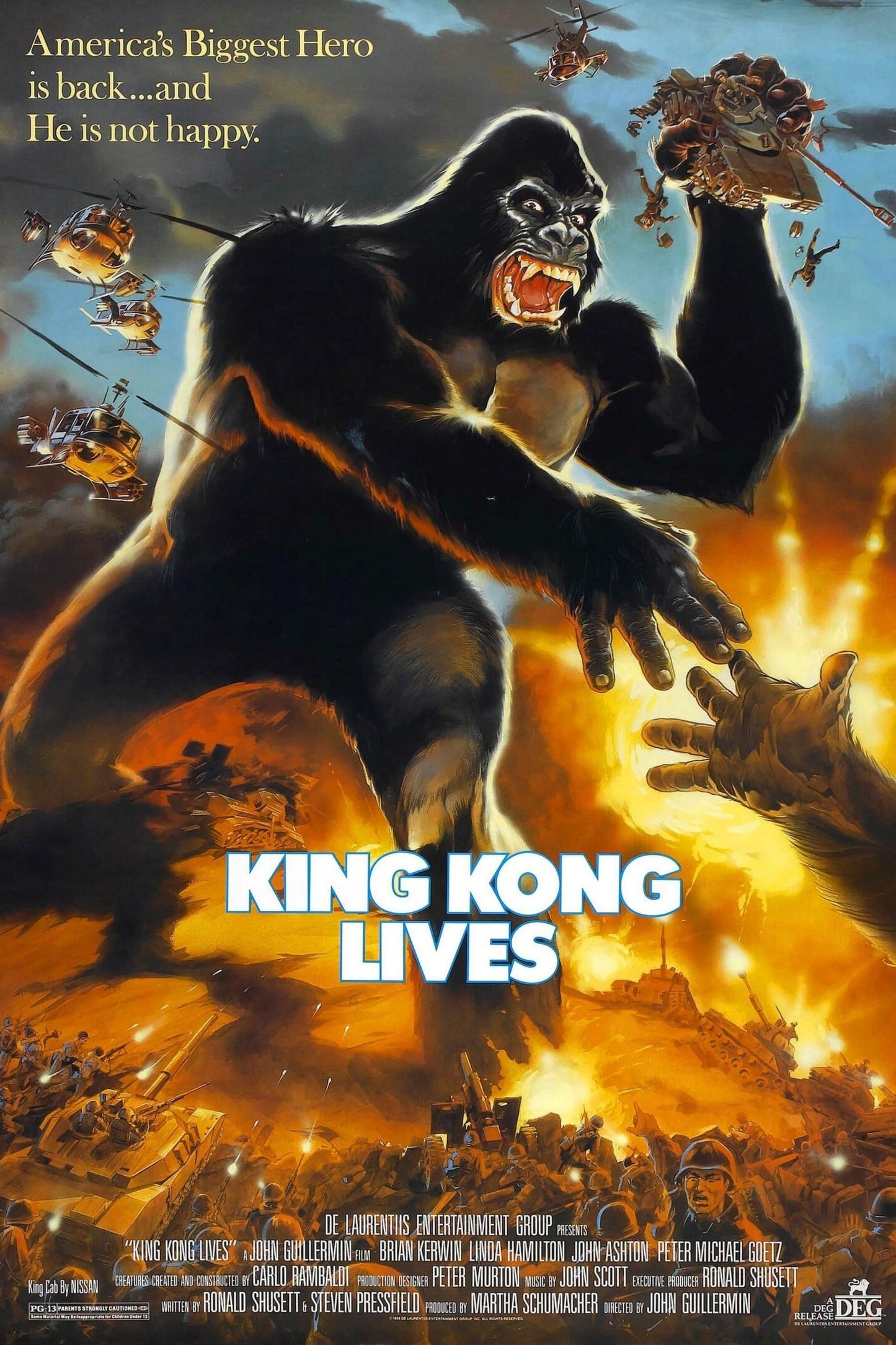 King Kong Lives (1986) Movie Magnet