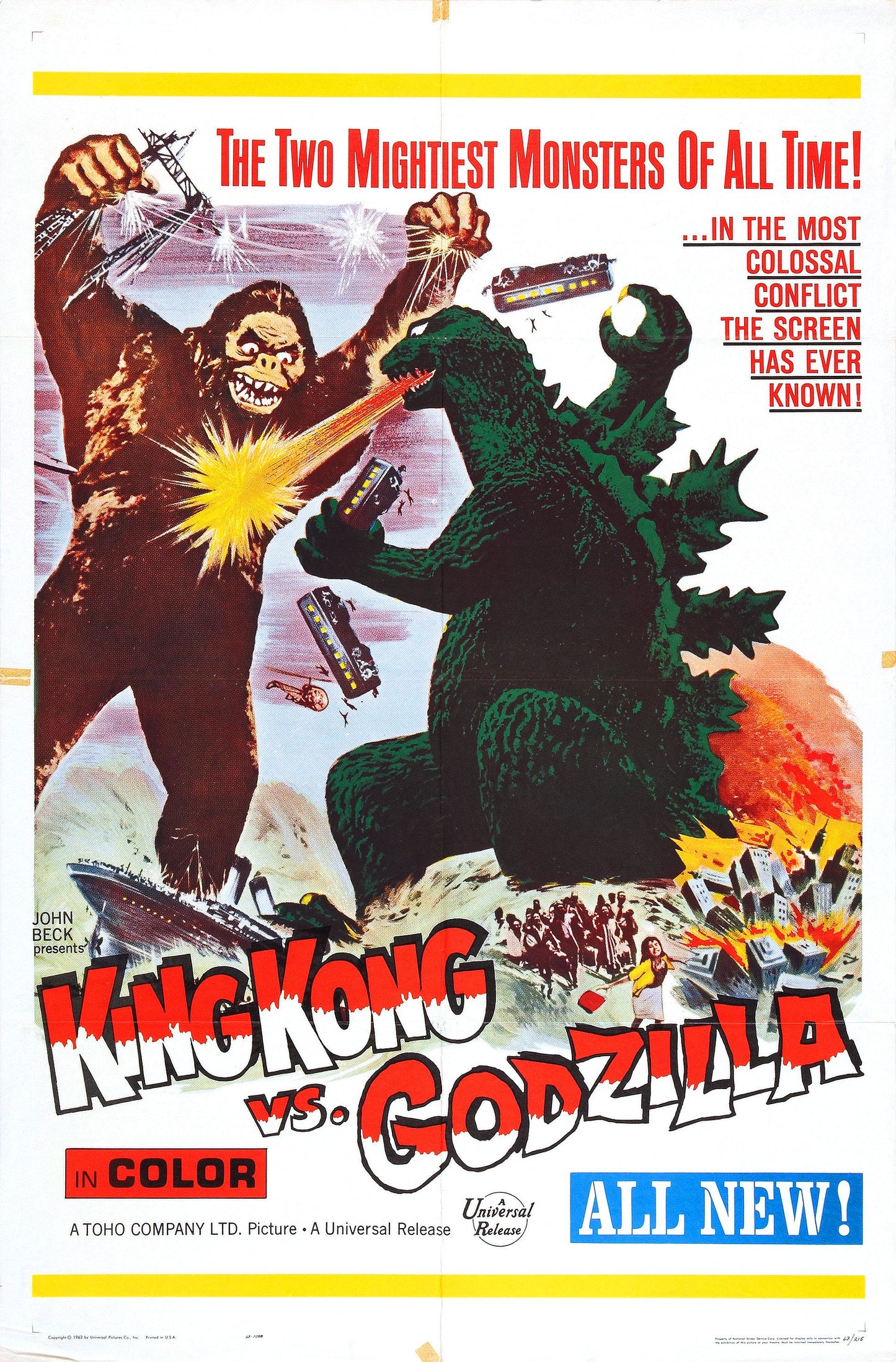 King Kong Vs Godzilla 04 Movie Magnet