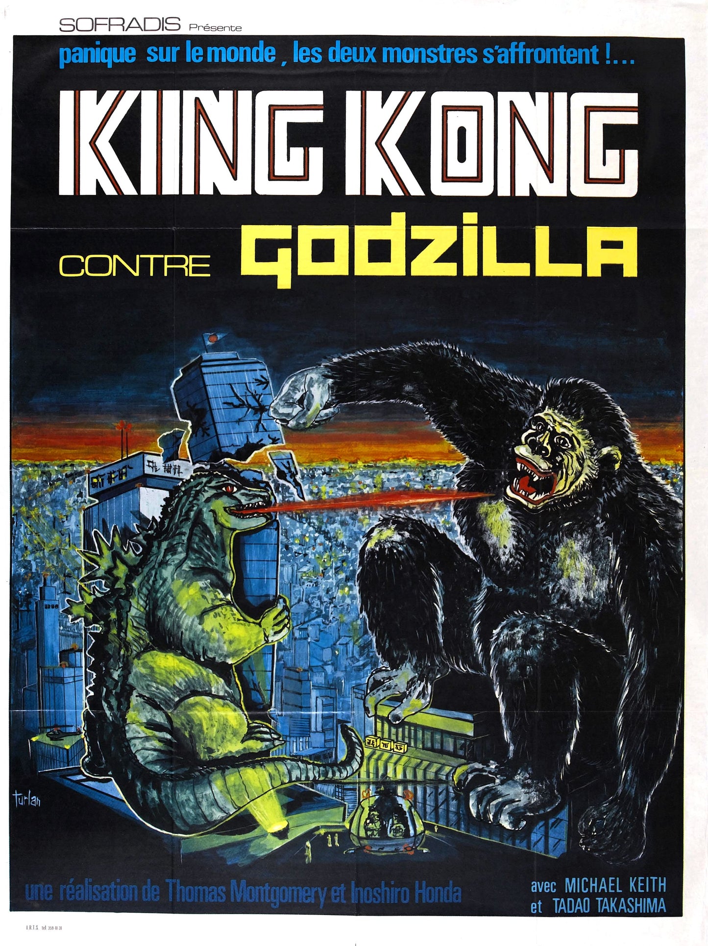 King Kong Vs Godzilla 07 Movie Magnet