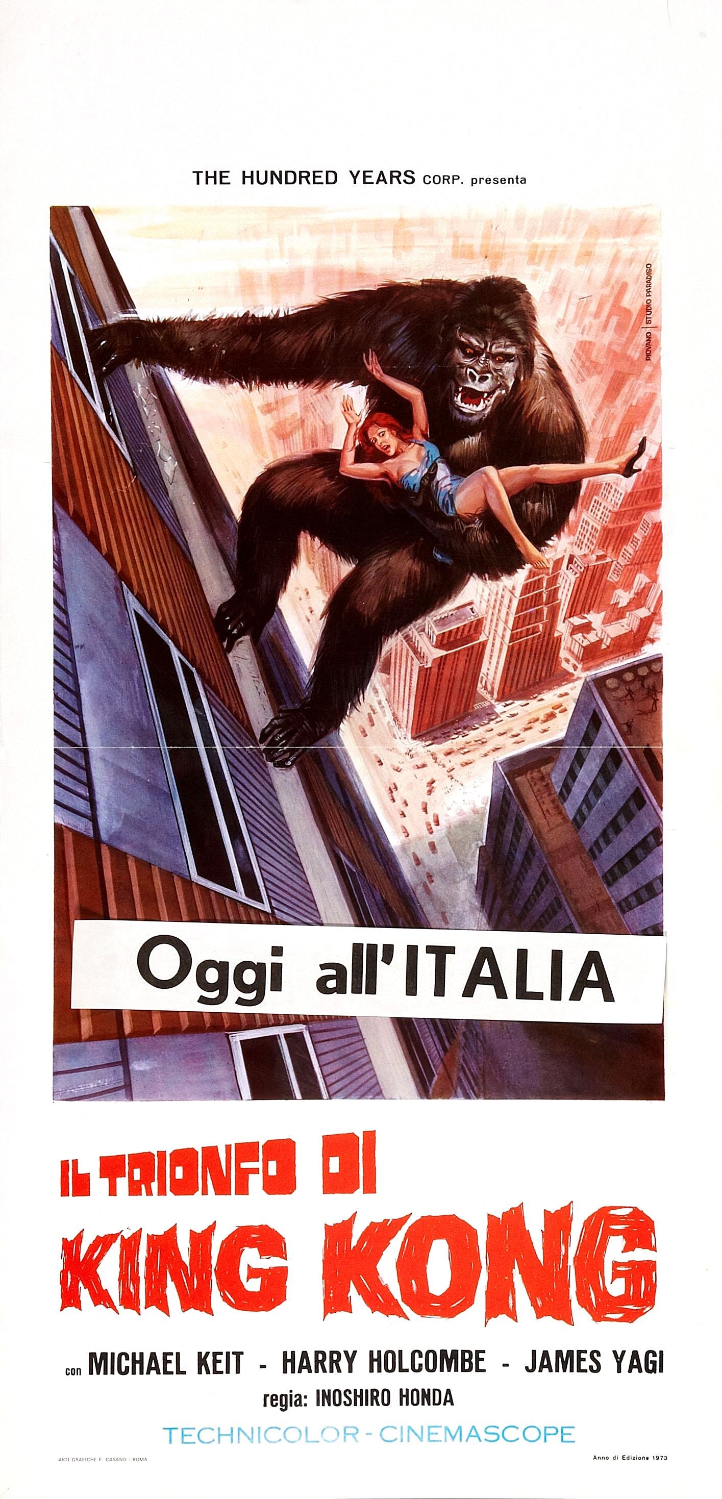 King Kong Vs Godzilla 08 Movie Magnet