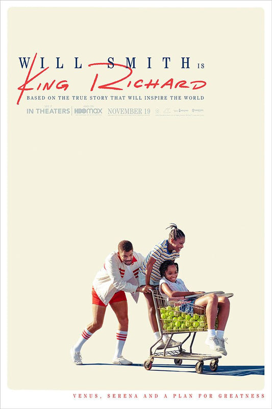 King Richard Biography Drama Sports Cinema Movie Wall Art Home Poster