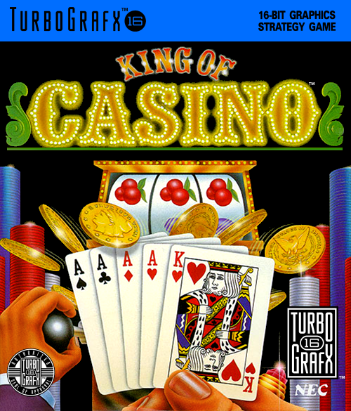 King Of Casino Turbografx 16 Print Poster