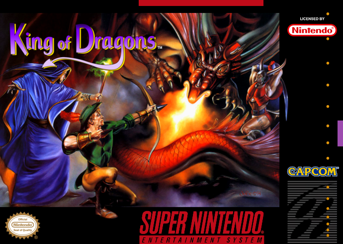 King Of Dragons (Usa) Snes Print Poster