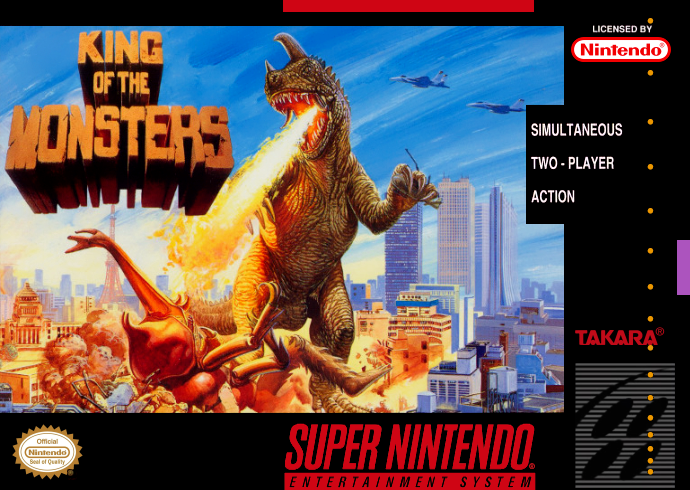 King Of The Monsters (Usa) Snes Print Poster