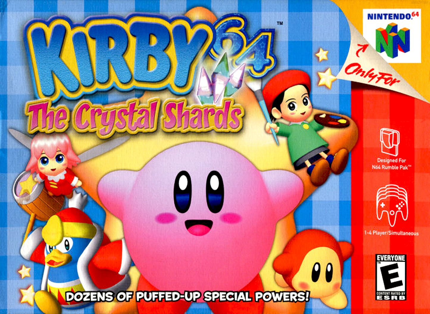 Kirby 64 The Crystal Shards N64 Keychain